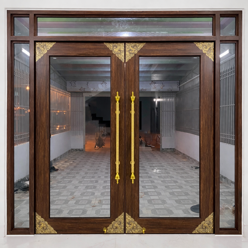 Cửa nhôm thủy lực 